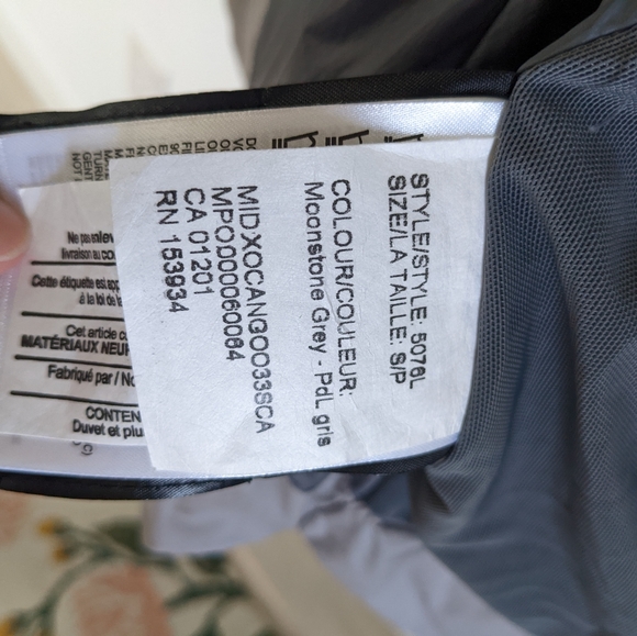 Canada Goose Alliston Packable Down Jacket in Moonstone Grey, S - Picture 5 of 6